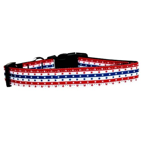 MIRAGE PET PRODUCTS Stars in Stripes Nylon Dog Collar Small 125-181 SM